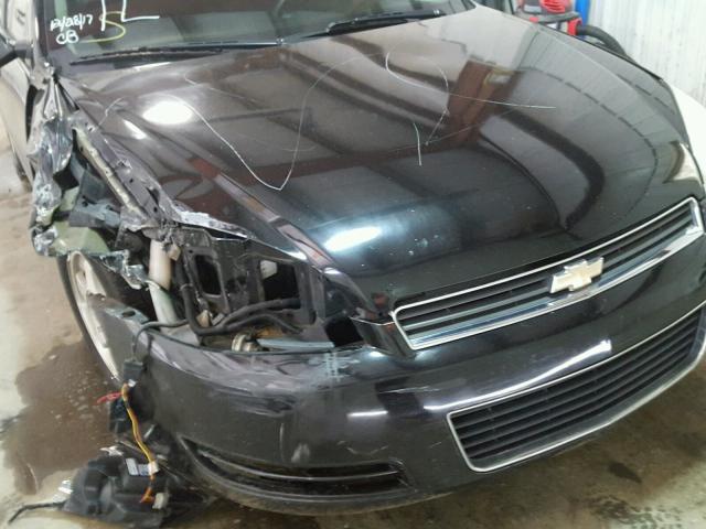 2G1WB58K481373705 - 2008 CHEVROLET IMPALA LS BLACK photo 9