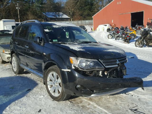 JA4MT31W69Z005915 - 2009 MITSUBISHI OUTLANDER BLACK photo 1