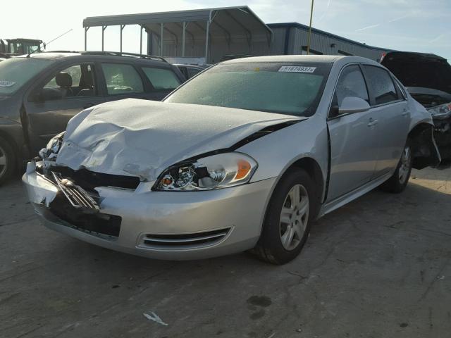 2G1WB57K491307089 - 2009 CHEVROLET IMPALA LS GRAY photo 2