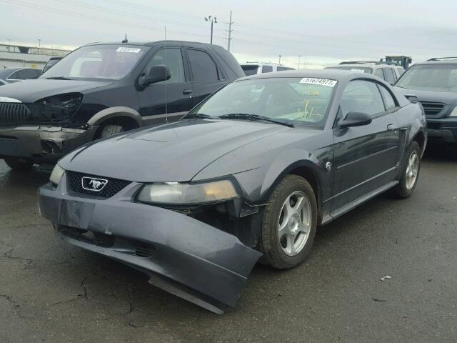 1FAFP40664F173029 - 2004 FORD MUSTANG GRAY photo 2