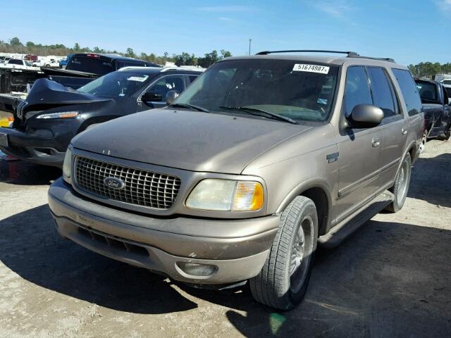 1FMRU17L81LB73102 - 2001 FORD EXPEDITION TAN photo 2