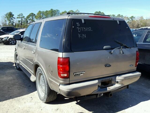 1FMRU17L81LB73102 - 2001 FORD EXPEDITION TAN photo 3