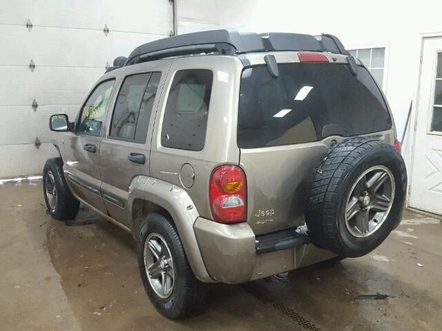 1J4GL38K24W251726 - 2004 JEEP LIBERTY RE BEIGE photo 3