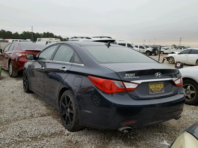 5NPEC4AB4BH212362 - 2011 HYUNDAI SONATA SE BLACK photo 3