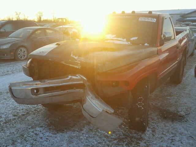 1B7HF16Z0TS515120 - 1996 DODGE RAM 1500 RED photo 2