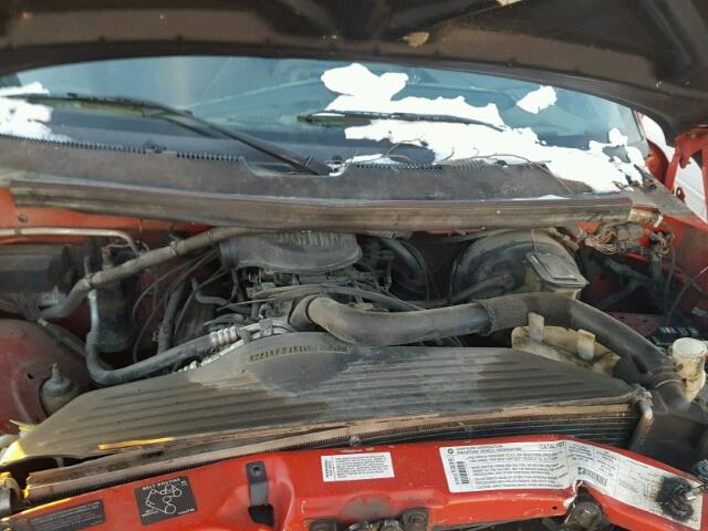 1B7HF16Z0TS515120 - 1996 DODGE RAM 1500 RED photo 7