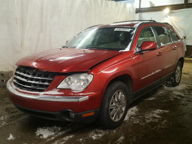 2A8GF68X77R113910 - 2007 CHRYSLER PACIFICA T RED photo 2