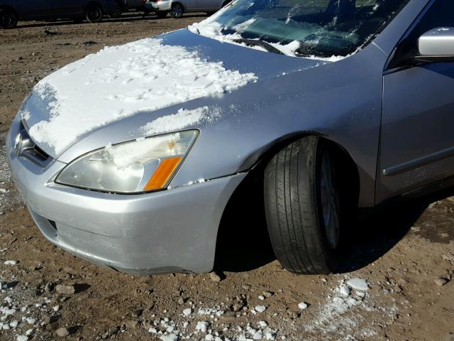 1HGCM56413A061270 - 2003 HONDA ACCORD LX SILVER photo 9