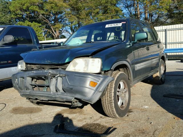 JHLRD1860XC002286 - 1999 HONDA CR-V EX GREEN photo 2