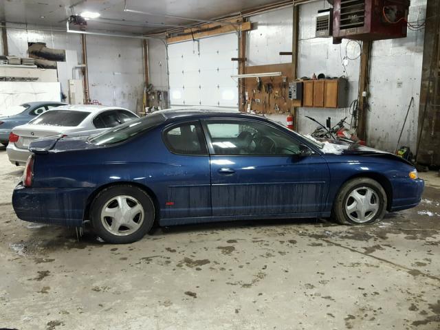 2G1WX12K249109963 - 2004 CHEVROLET MONTE CARL BLUE photo 9