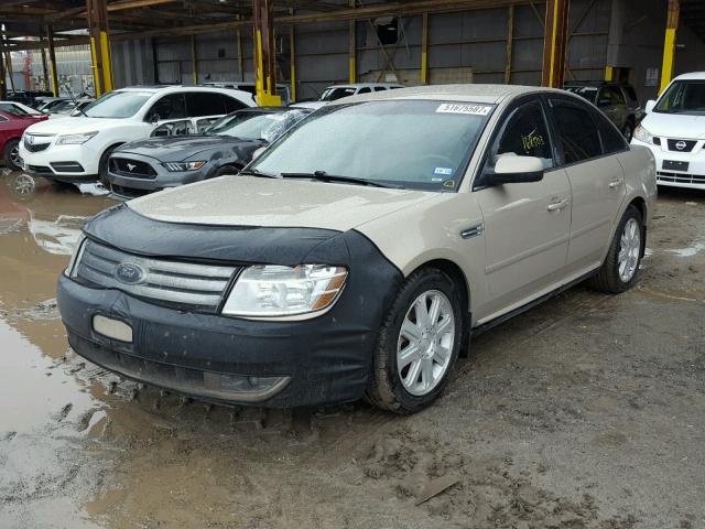 1FAHP24W88G131050 - 2008 FORD TAURUS SEL TAN photo 2