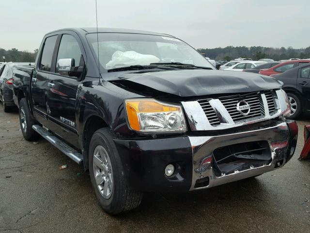 1N6BA07D59N313735 - 2009 NISSAN TITAN XE BLACK photo 1