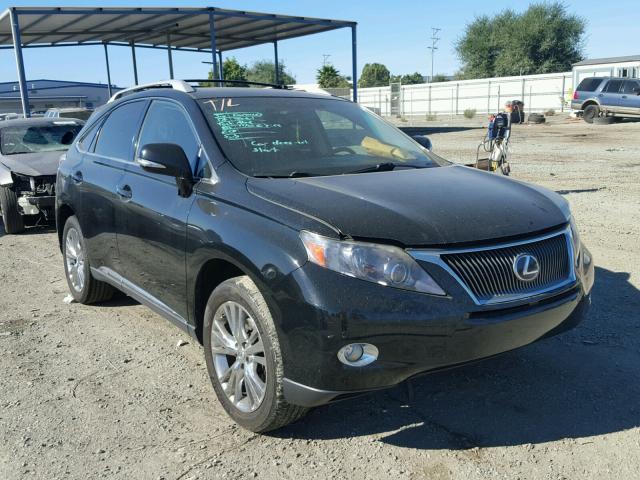 JTJBC1BAXA2010601 - 2010 LEXUS RX 450 BLACK photo 1