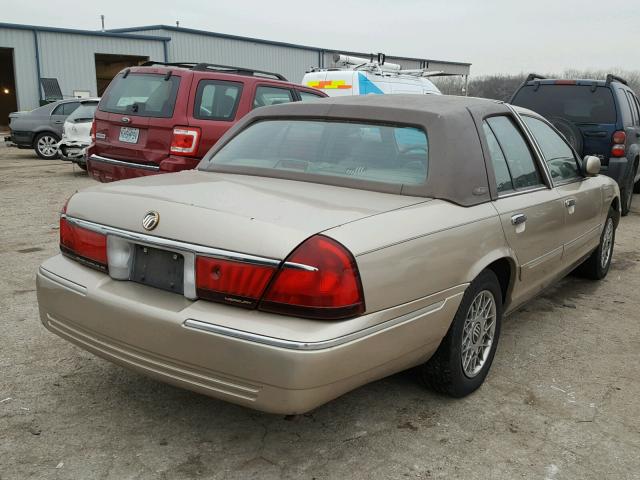 2MEFM74W8XX653501 - 1999 MERCURY GRAND MARQ TAN photo 4