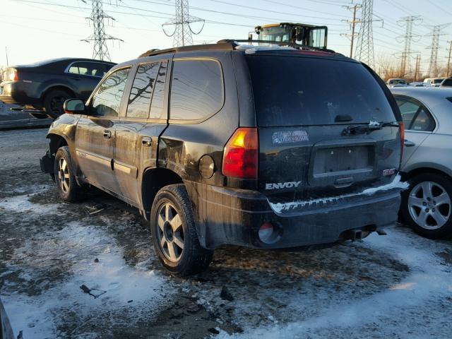 1GKDT13S652210226 - 2005 GMC ENVOY BLACK photo 3