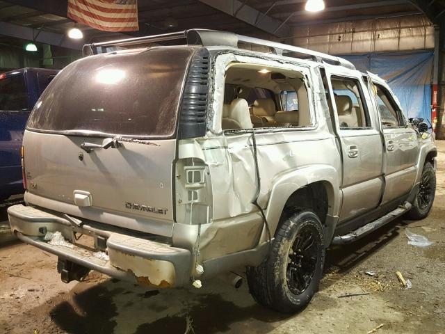 3GNFK16Z44G197716 - 2004 CHEVROLET SUBURBAN K TAN photo 4