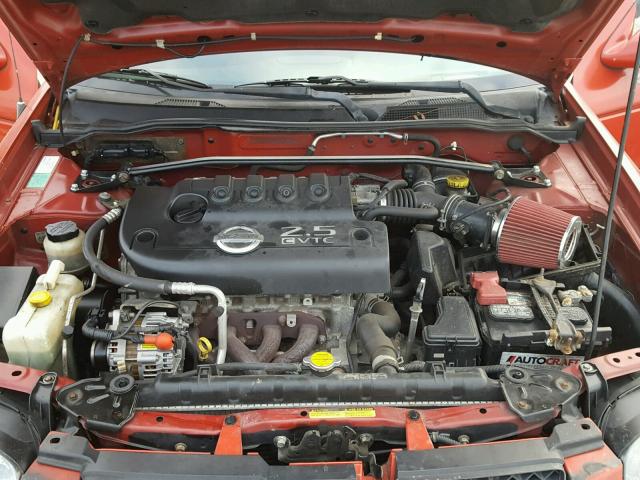 3N1AB51D34L736181 - 2004 NISSAN SENTRA SE- RED photo 7