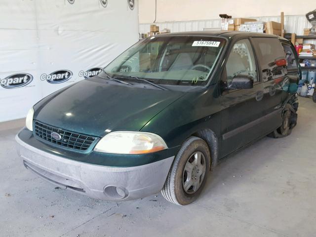 2FMZA50472BA54669 - 2002 FORD WINDSTAR L GREEN photo 2