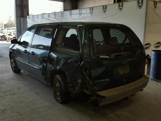 2FMZA50472BA54669 - 2002 FORD WINDSTAR L GREEN photo 3