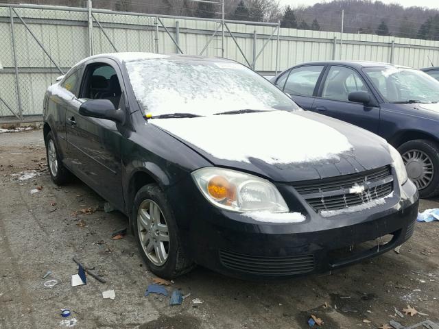 1G1AL12F557627755 - 2005 CHEVROLET COBALT LS BLACK photo 1