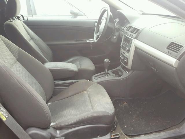 1G1AL12F557627755 - 2005 CHEVROLET COBALT LS BLACK photo 5