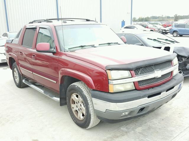 3GNEK12Z05G222727 - 2005 CHEVROLET AVALANCHE RED photo 1