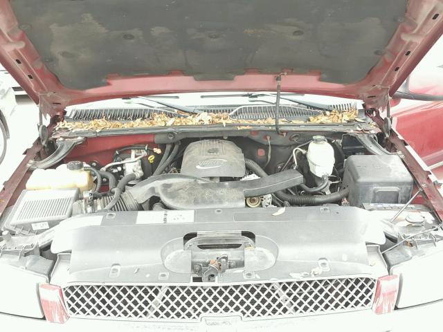 3GNEK12Z05G222727 - 2005 CHEVROLET AVALANCHE RED photo 7