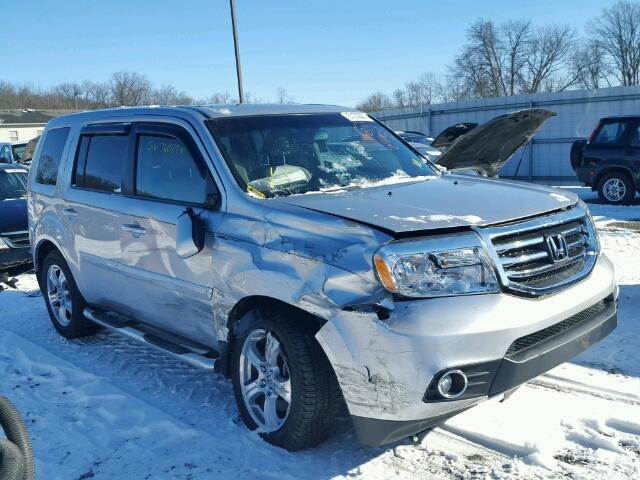 5FNYF4H64CB084458 - 2012 HONDA PILOT EXL SILVER photo 1