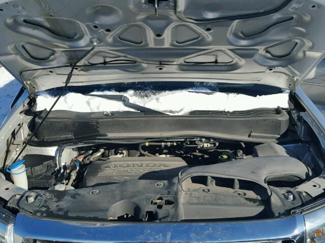 5FNYF4H64CB084458 - 2012 HONDA PILOT EXL SILVER photo 7