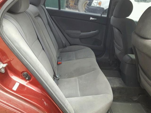 1HGCM56603A087117 - 2003 HONDA ACCORD EX RED photo 6