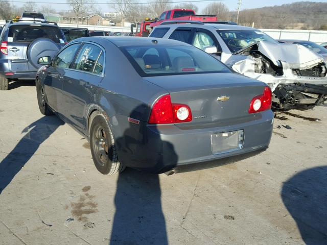 1G1ZG57B584266330 - 2008 CHEVROLET MALIBU LS GRAY photo 3