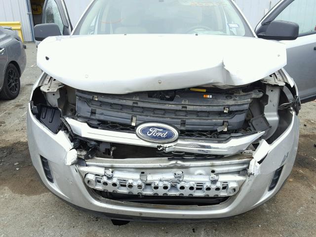 2FMDK3GC3BBA53205 - 2011 FORD EDGE SE SILVER photo 7