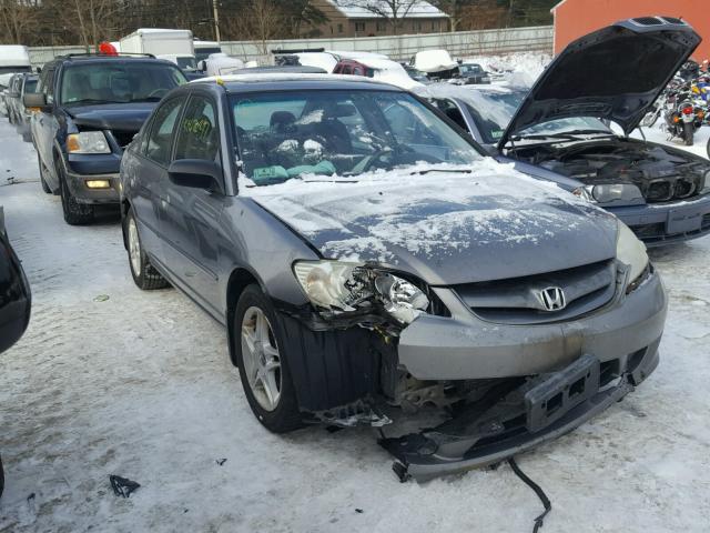 2HGES26724H534152 - 2004 HONDA CIVIC EX ნაცრისფერი ფოტო 1