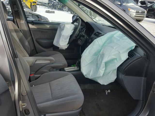 2HGES26724H534152 - 2004 HONDA CIVIC EX ნაცრისფერი ფოტო 5
