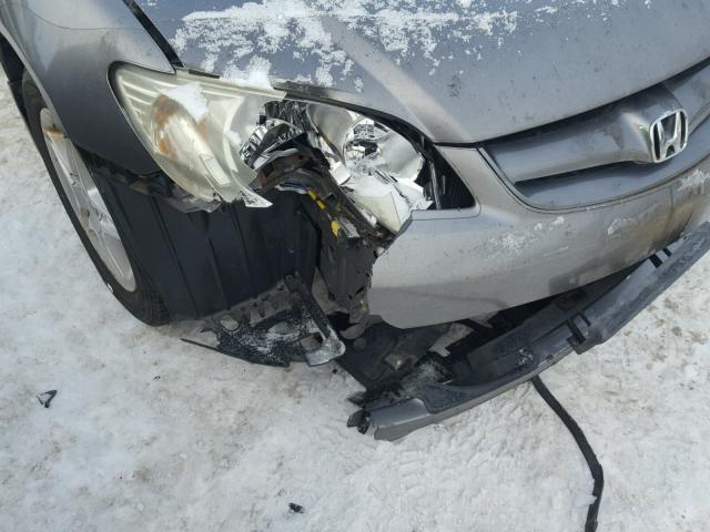 2HGES26724H534152 - 2004 HONDA CIVIC EX ნაცრისფერი ფოტო 9