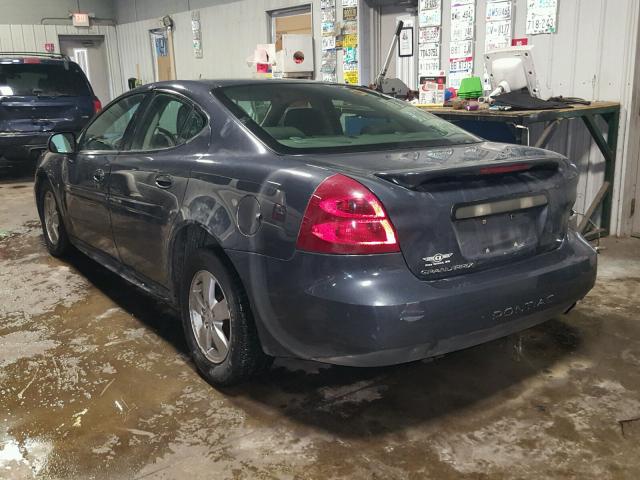 2G2WP552981157558 - 2008 PONTIAC GRAND PRIX GRAY photo 3