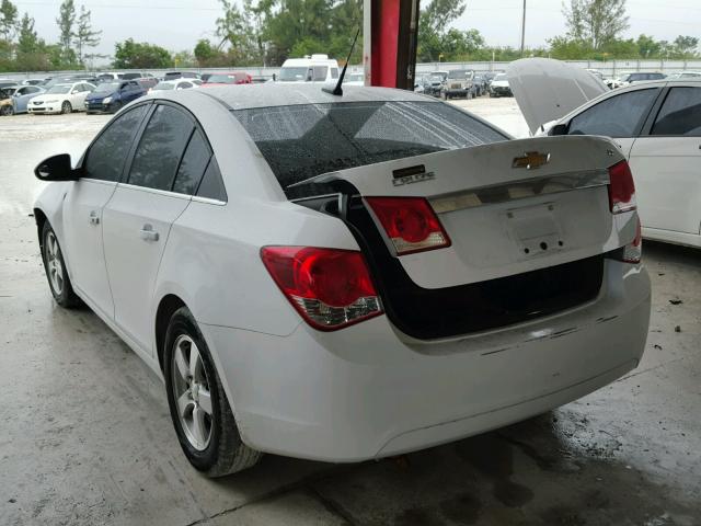 1G1PC5SB3D7133939 - 2013 CHEVROLET CRUZE LT WHITE photo 3