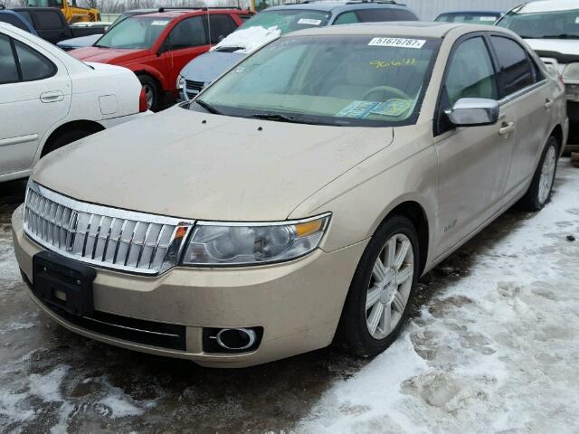 3LNHM26T67R638117 - 2007 LINCOLN MKZ BEIGE photo 2