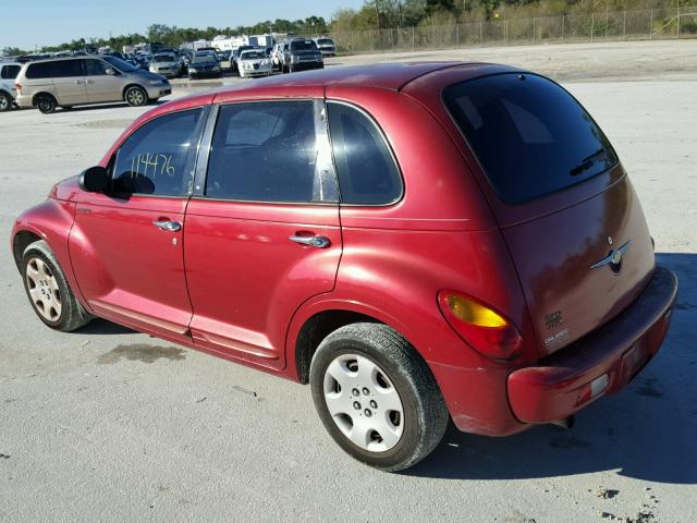 3C4FY58BX5T630379 - 2005 CHRYSLER PT CRUISER BURGUNDY photo 3