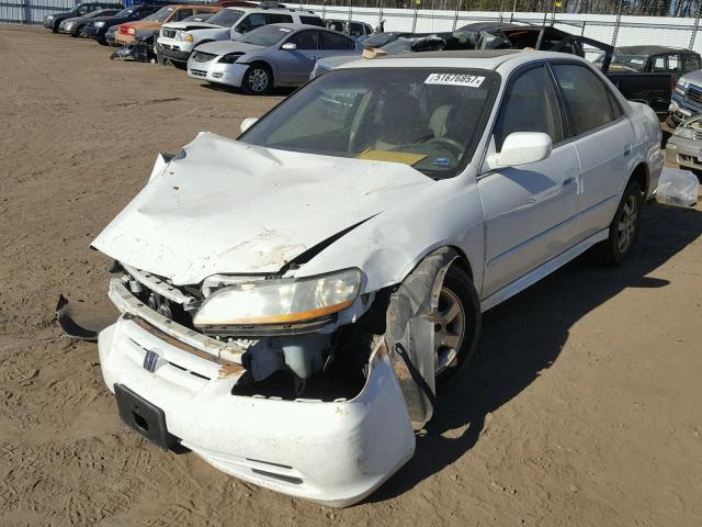 1HGCG55692A078181 - 2002 HONDA ACCORD EX WHITE photo 2