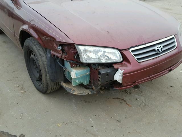 4T1BG22K11U772768 - 2001 TOYOTA CAMRY CE BURGUNDY photo 9