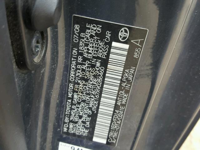 JTKDE167X90286460 - 2009 TOYOTA SCION TC 灰色 照片 10