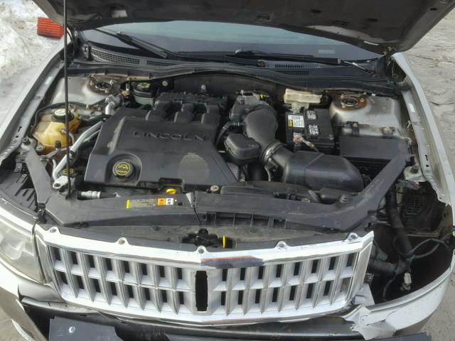 3LNHM28T58R648524 - 2008 LINCOLN MKZ GRAY photo 7