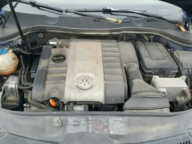 WVWLK93C97E054069 - 2007 VOLKSWAGEN PASSAT 2.0 BLUE photo 7