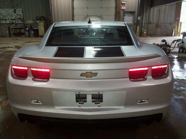 2G1FB1EV3A9141255 - 2010 CHEVROLET CAMARO LT GRAY photo 9