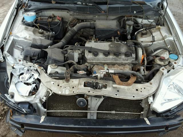 1HGEJ6228YL012669 - 2000 HONDA CIVIC DX SILVER photo 7