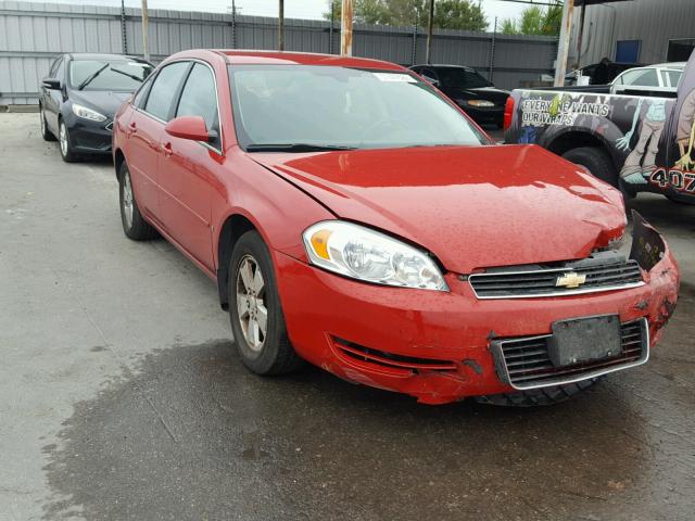 2G1WT58K181247704 - 2008 CHEVROLET IMPALA LT RED photo 1