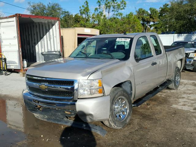 1GCEC19X79Z225088 - 2009 CHEVROLET SILVERADO TAN photo 2