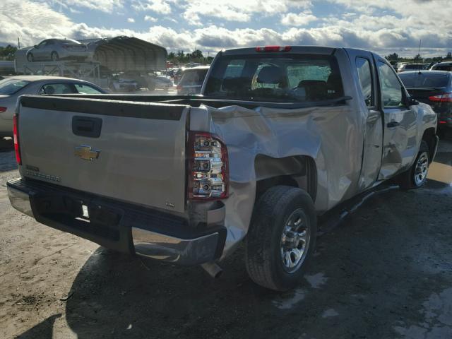 1GCEC19X79Z225088 - 2009 CHEVROLET SILVERADO TAN photo 4