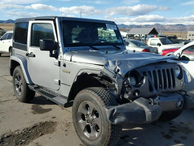 1C4AJWAG5HL594224 - 2017 JEEP WRANGLER S GRAY photo 1